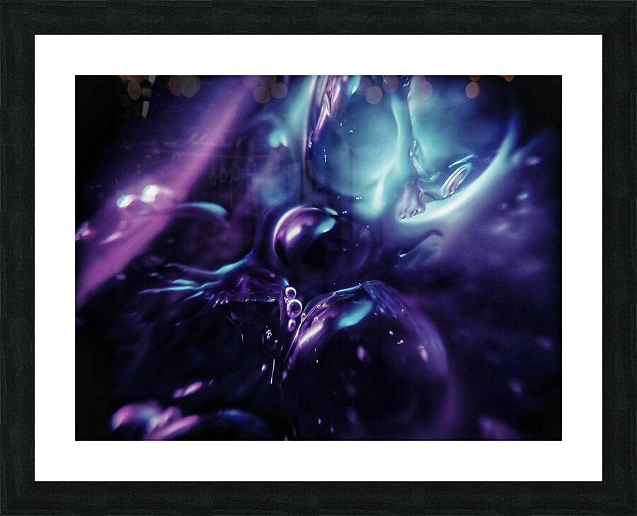 Pink drop Picture Frame print