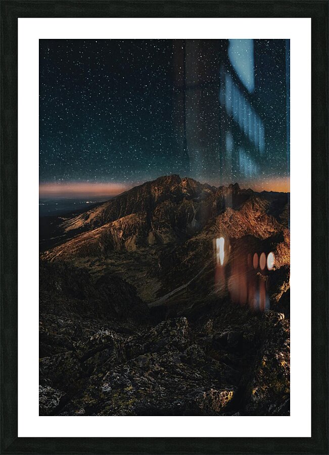 Night stars Picture Frame print