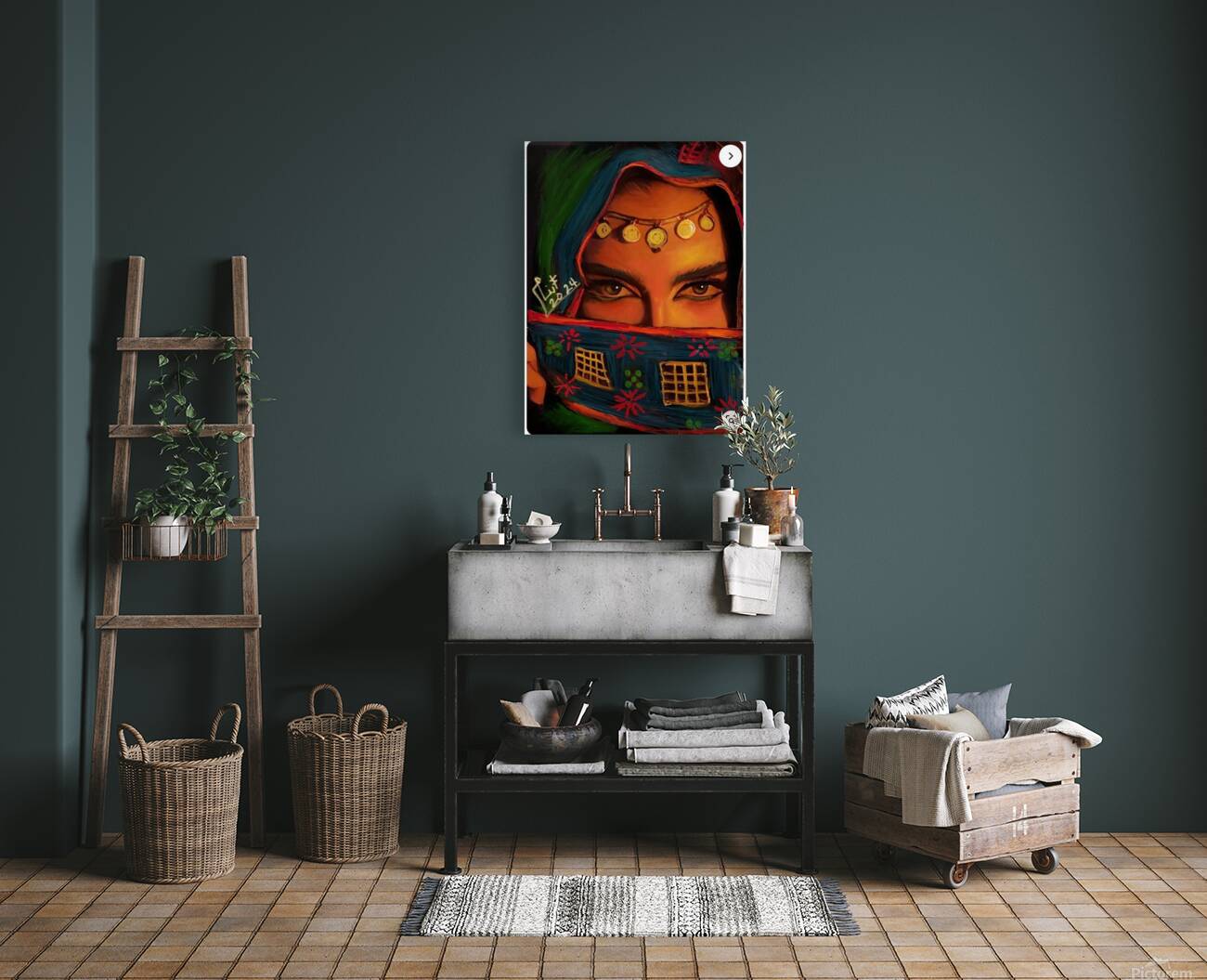 Staring eyes Reproduction