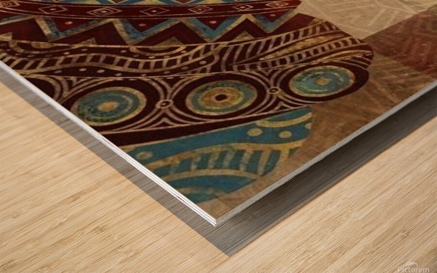 Black tradition Wood print
