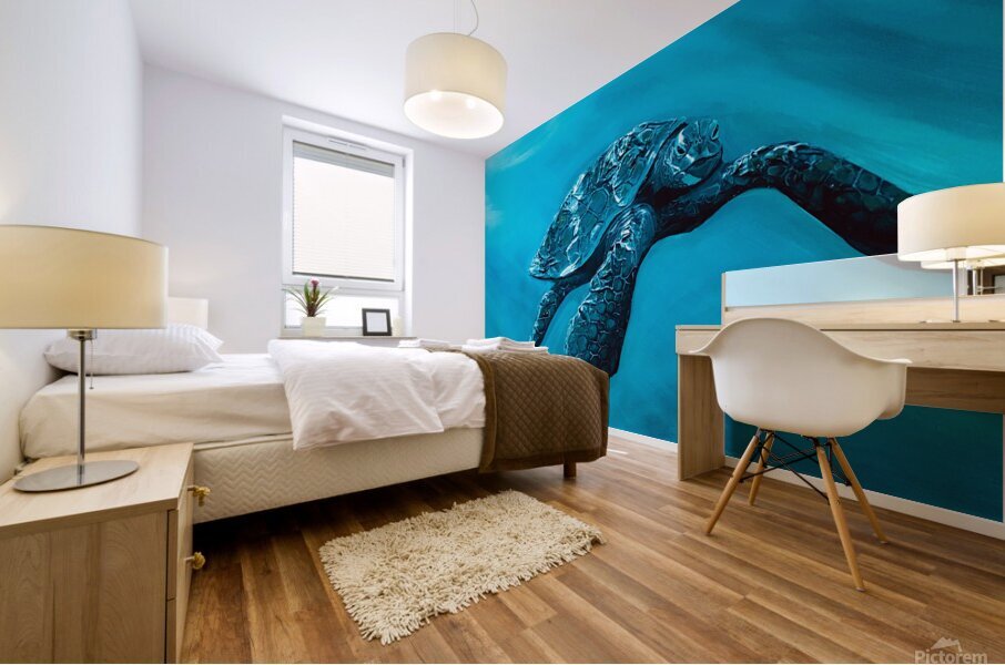 Collection HAWAII - Turtle 2 Mural print