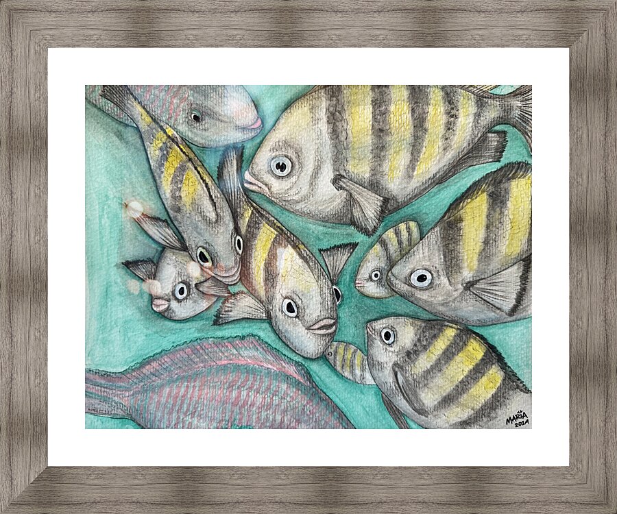 Collection TREASURE OF THE SEA - Fish Picture Frame print