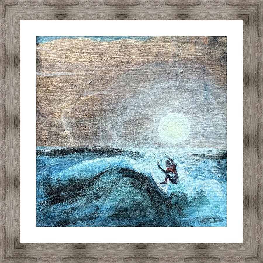 Collection WAVES - Tamarindo Beach Picture Frame print