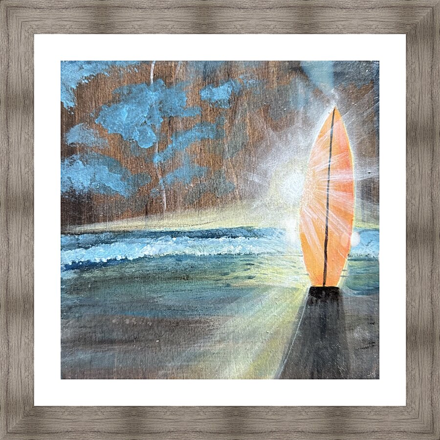 Collection WAVES - Pavones Beach Picture Frame print