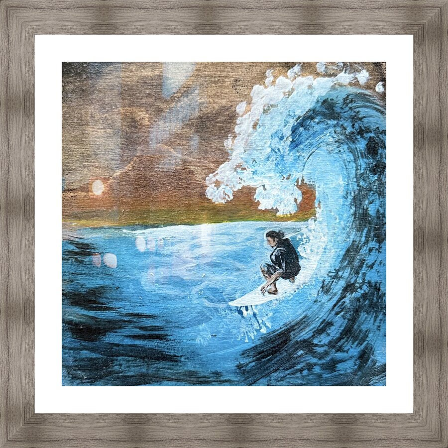 Collection WAVES - Hermosa Beach Picture Frame print