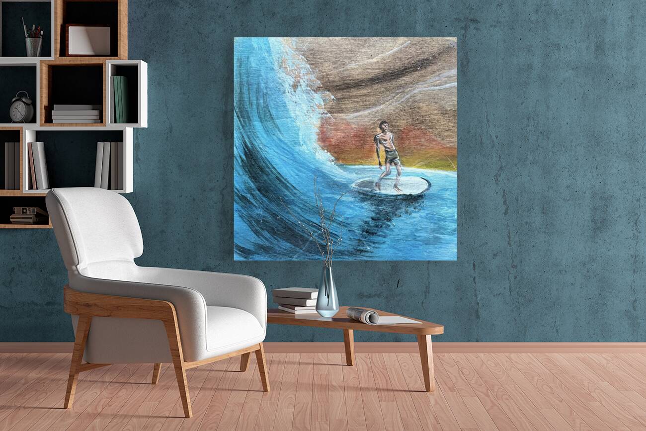 Collection WAVES - Dominicalito Beach Reproduction