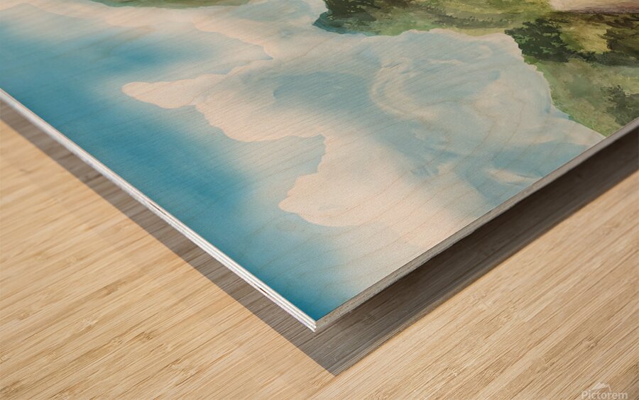 Collection HAWAII- Secret beach Wood print