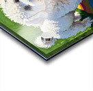 Bichon Frise Puppy Discovers Picnic Spread Impression Acrylique