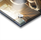 Pug Puppy Dreams In Warm Sunlight Acrylic print