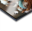 Shih Tzu Puppy Discovers Cozy Laundry Basket Adventure Acrylic print