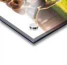 Beagle Puppys Energetic Ball Chase Adventure Impression Acrylique