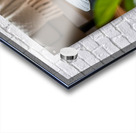 German Shepherd Puppy Getting Sleepy In Cozy Bed Acrylic print