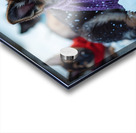 German Shepherd Puppy Rests After Winter Adventure Acrylic print