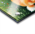 Satisfied Pomeranian Puppy After Playtime Impression Acrylique