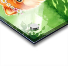 Pomeranian Puppy Discovers A Beautiful Flower Crown Acrylic print