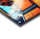 Happy Dachshund Puppy After Getting Delicious Treat Impression Acrylique