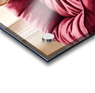 Tiny Chihuahua Puppy Discovers Giant Dog Bed Impression Acrylique