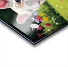 French Bulldog Puppy Running In Sunny Yard Impression Acrylique