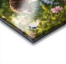 German Shorthaired Pointer Puppy Befriends Cat Acrylic print