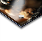 Rottweiler Puppys Big Yawn With Friends Acrylic print