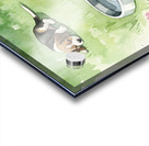 Happy Beagle Puppy After Drinking Water Impression Acrylique