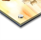 Beagle Puppy Shows Off Sandcastle Creation Acrylic print