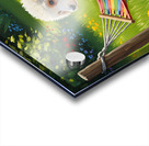 Poodle Puppy Discovers Tiny Hammock Acrylic print