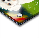 Sleepy Bichon Frise Puppy Resting Peacefully Acrylic print