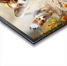 Corgi Puppy Ready For Rainy Day Adventure Impression Acrylique