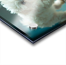 Bichon Frise Puppy Discovers His Reflection Impression Acrylique