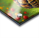 Beagle Puppy Rests With New Tortoise Friend Impression Acrylique