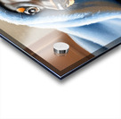 Dachshund Puppy Finds Perfect Hiding Spot Under Blanket Acrylic print