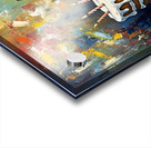 Tired Border Collie Puppy Chef Rests After Cooking Fun Impression Acrylique