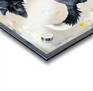 Border Collie Puppys Joyful Garden Victory Dance Impression Acrylique