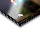 Bulldog Puppy Watches First Fireworks Display Impression Acrylique