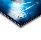 Rottweiler Puppy Completes Fireworks Adventure Impression Acrylique