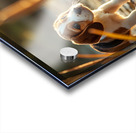 Beagle Puppy Explores By The Pond Impression Acrylique