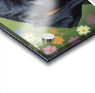 Sleepy Rottweiler Puppy Dreams Over Open Book Impression Acrylique