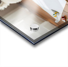 Proud Poodle Puppy With Finished Paw Print Masterpiece Impression Acrylique