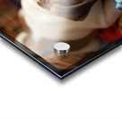 Bulldog Puppy Discovers The Laundry Basket Impression Acrylique