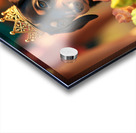 Tired Birthday Puppy Rests After Party Fun Impression Acrylique