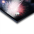 Happy Corgi Puppy Wags Tail After Fireworks End Acrylic print