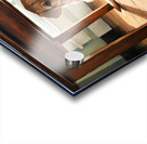 Brave Labrador Puppy Emerges After Storm Passes Acrylic print