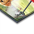 Happy Puppy Relaxes After Fun Adventure Acrylic print