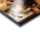 Yorkshire Terrier Puppy Caught Climbing Forbidden Sofa Impression Acrylique