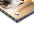 Rottweiler Puppy Discovers Something New Acrylic print