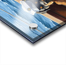 Brave Puppy Navigator Spots Land Ahead Acrylic print