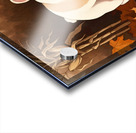 French Bulldog Puppy Discovers Autumn Pumpkin Patch Acrylic print