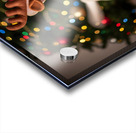 Tired Puppy Rests After Christmas Fun Acrylic print