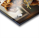 Bulldog Puppy Discovers Spaghetti Dinner Impression Acrylique